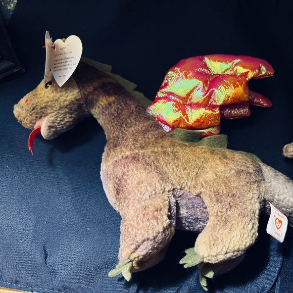 TY Beanie Baby SCORCH the Dragon - Picture 5 of 8